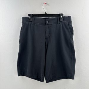 Hylete Stretch Walk Shorts Mens Black Performance Chino Golf Casual 34‎